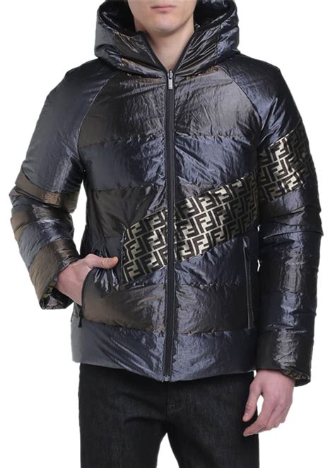 fendi mens bubble coat|men's Fendi puffer jacket.